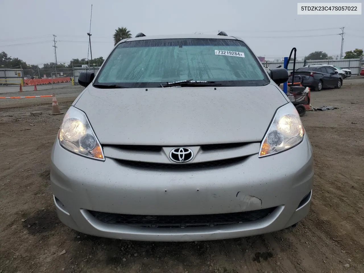 2007 Toyota Sienna Ce VIN: 5TDZK23C47S057022 Lot: 73219284