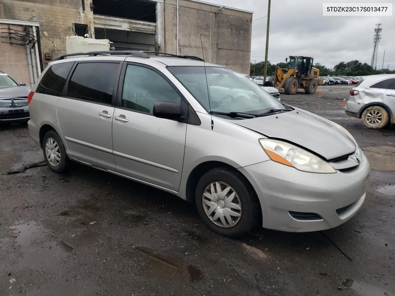 2007 Toyota Sienna Ce VIN: 5TDZK23C17S013477 Lot: 73559894