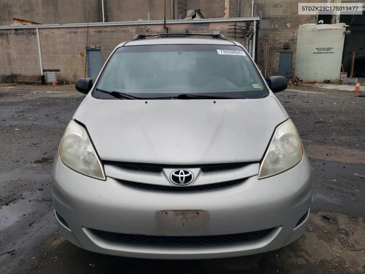 5TDZK23C17S013477 2007 Toyota Sienna Ce