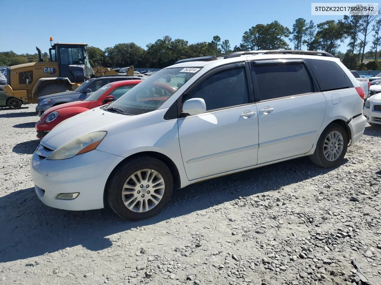 2007 Toyota Sienna Xle VIN: 5TDZK22C17S067542 Lot: 76424514