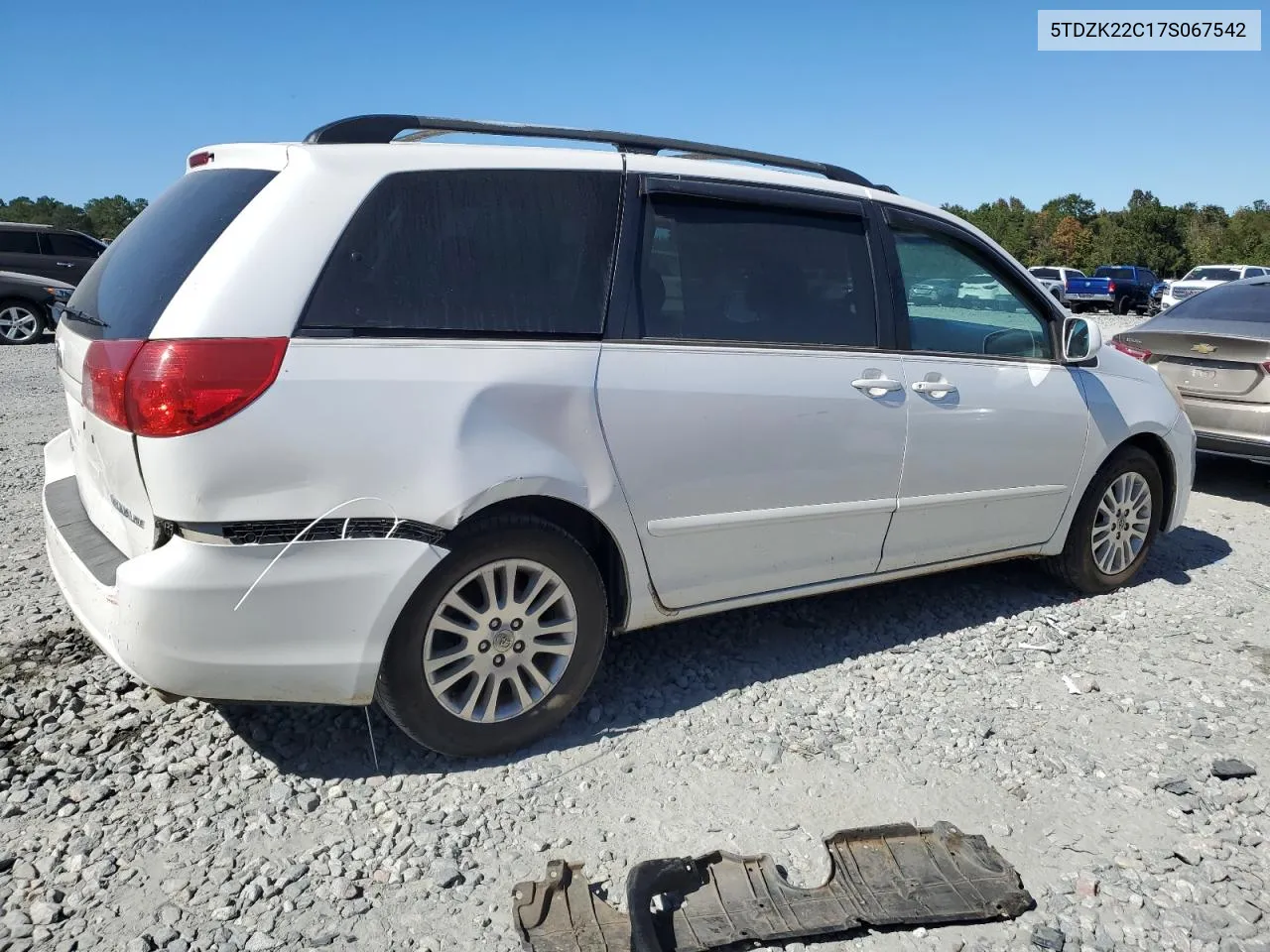 2007 Toyota Sienna Xle VIN: 5TDZK22C17S067542 Lot: 76424514