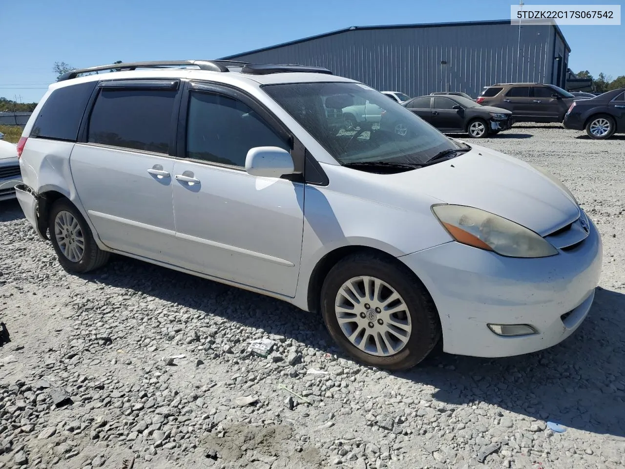 2007 Toyota Sienna Xle VIN: 5TDZK22C17S067542 Lot: 76424514