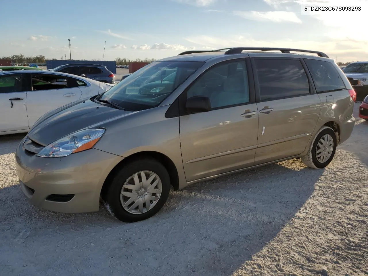 5TDZK23C67S093293 2007 Toyota Sienna Ce