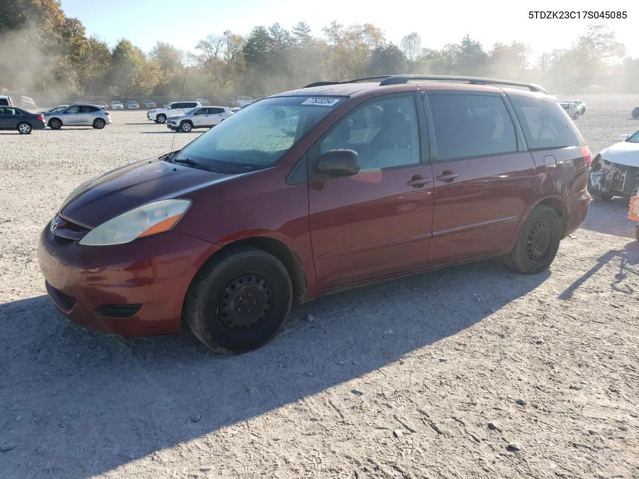 5TDZK23C17S045085 2007 Toyota Sienna Ce