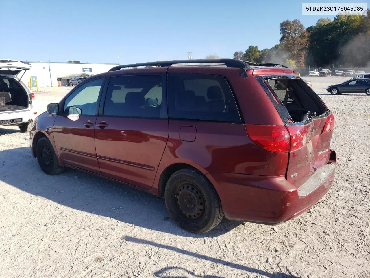 2007 Toyota Sienna Ce VIN: 5TDZK23C17S045085 Lot: 77620254