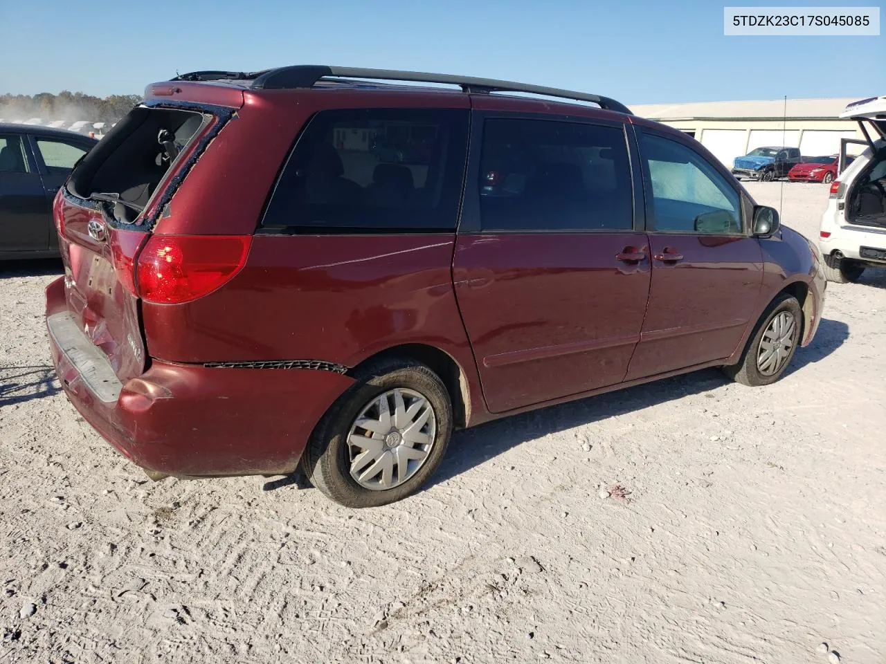 2007 Toyota Sienna Ce VIN: 5TDZK23C17S045085 Lot: 77620254