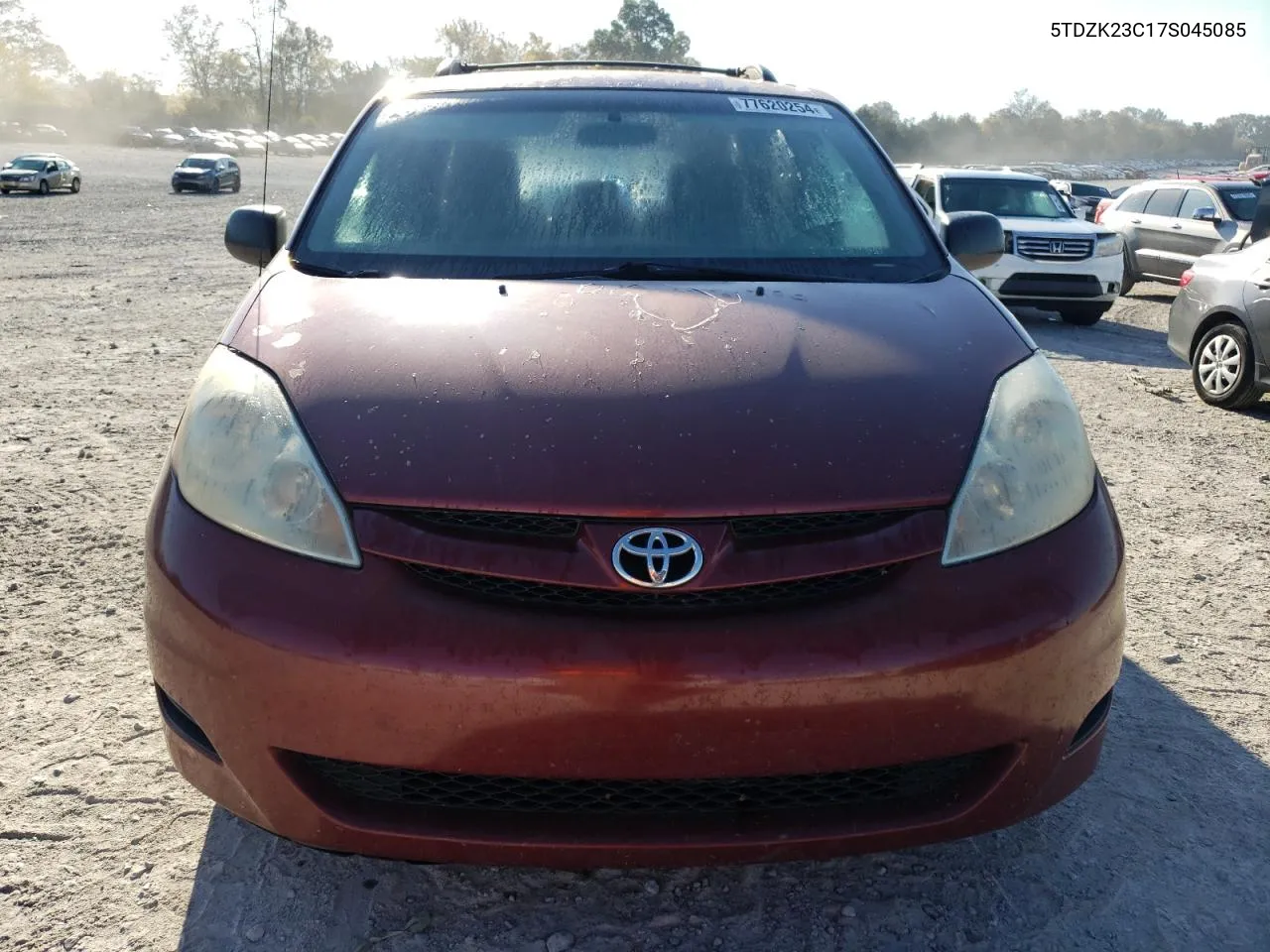 2007 Toyota Sienna Ce VIN: 5TDZK23C17S045085 Lot: 77620254