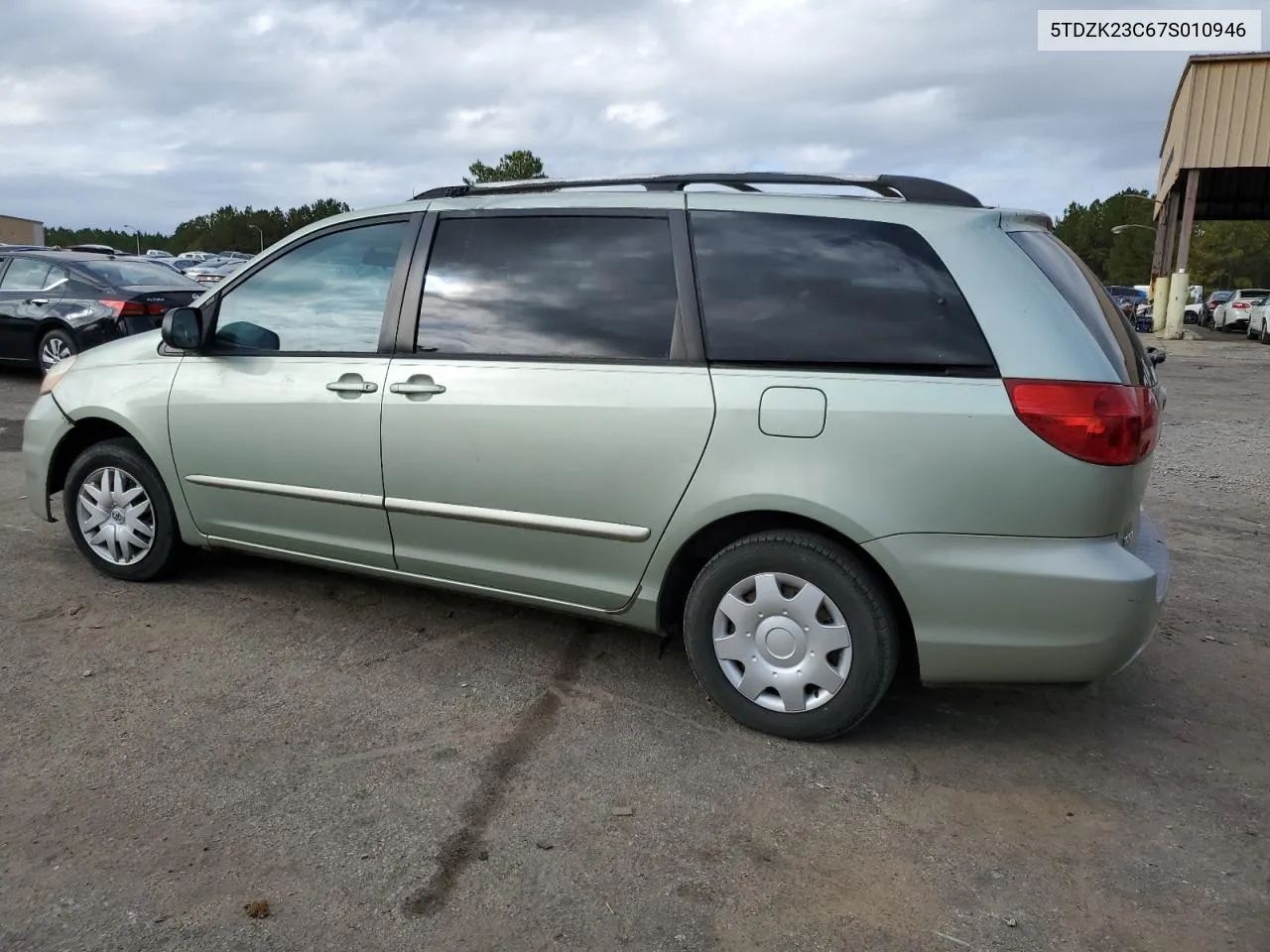 2007 Toyota Sienna Ce VIN: 5TDZK23C67S010946 Lot: 77993404