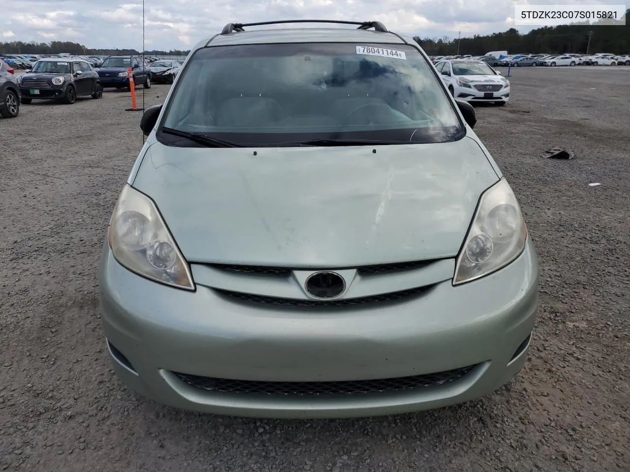 2007 Toyota Sienna Ce VIN: 5TDZK23C07S015821 Lot: 78041144