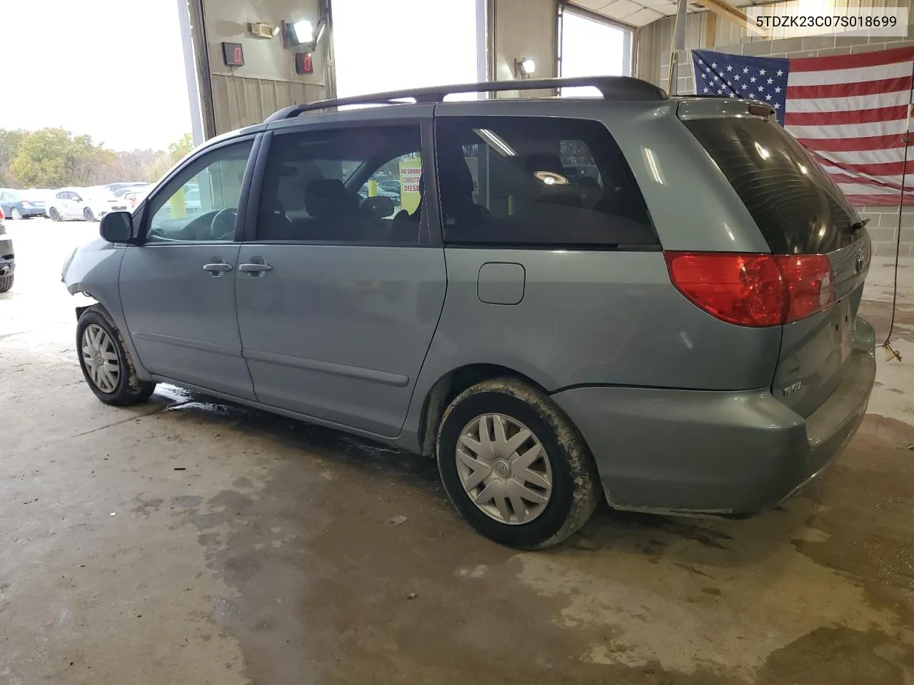 2007 Toyota Sienna Ce VIN: 5TDZK23C07S018699 Lot: 78443724