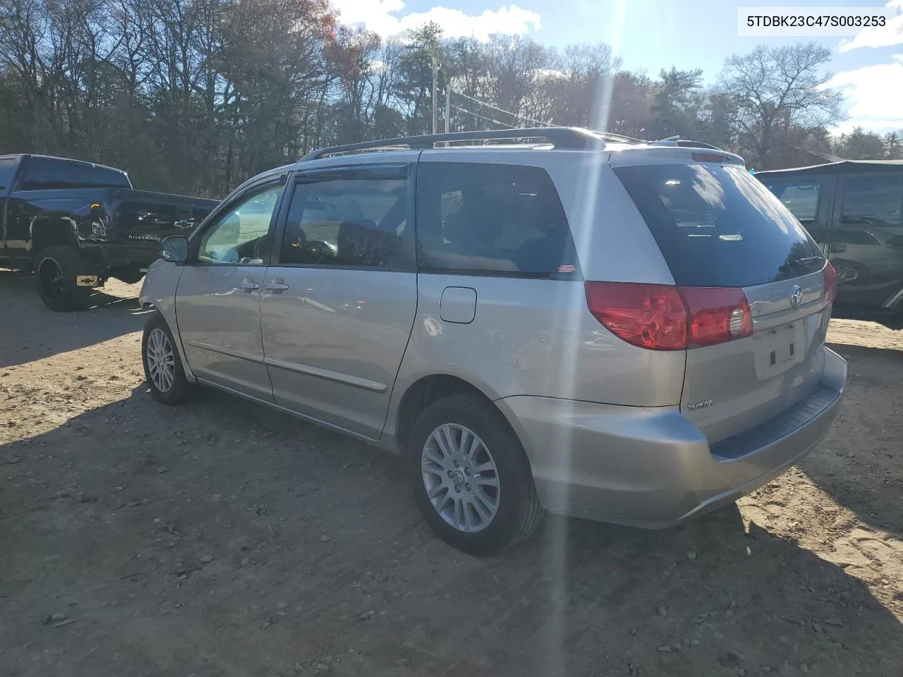 2007 Toyota Sienna Le VIN: 5TDBK23C47S003253 Lot: 78642654