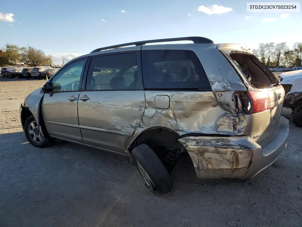 2007 Toyota Sienna Ce VIN: 5TDZK23C97S023254 Lot: 78657494