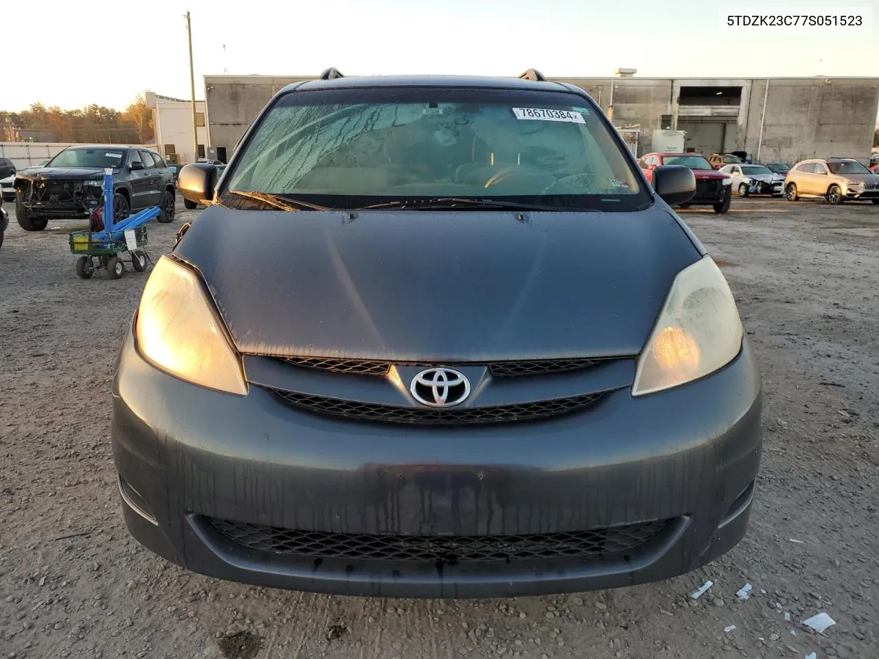 5TDZK23C77S051523 2007 Toyota Sienna Ce