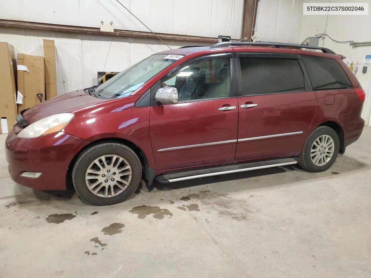 2007 Toyota Sienna Xle VIN: 5TDBK22C37S002046 Lot: 78953794