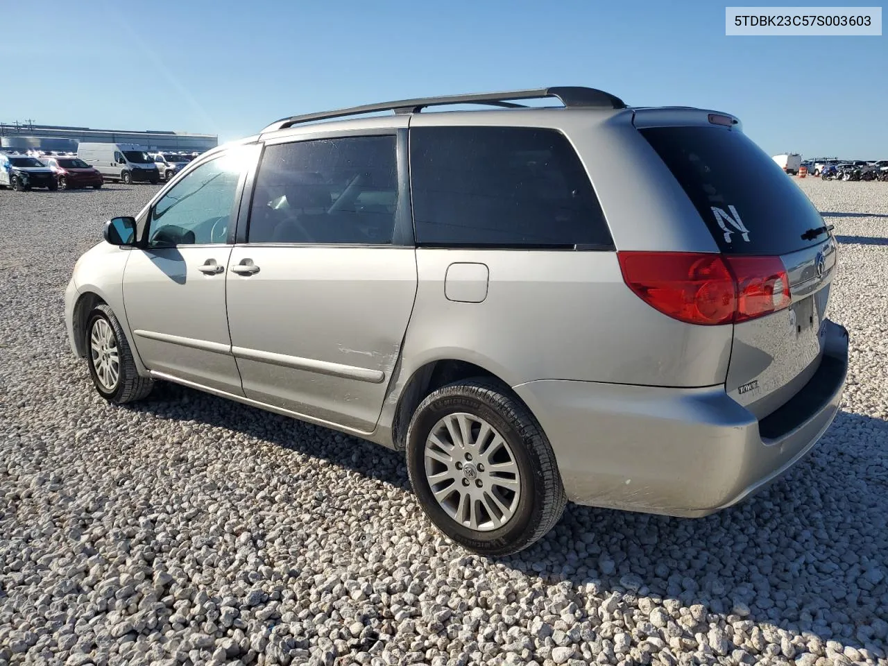 2007 Toyota Sienna Le VIN: 5TDBK23C57S003603 Lot: 79397514