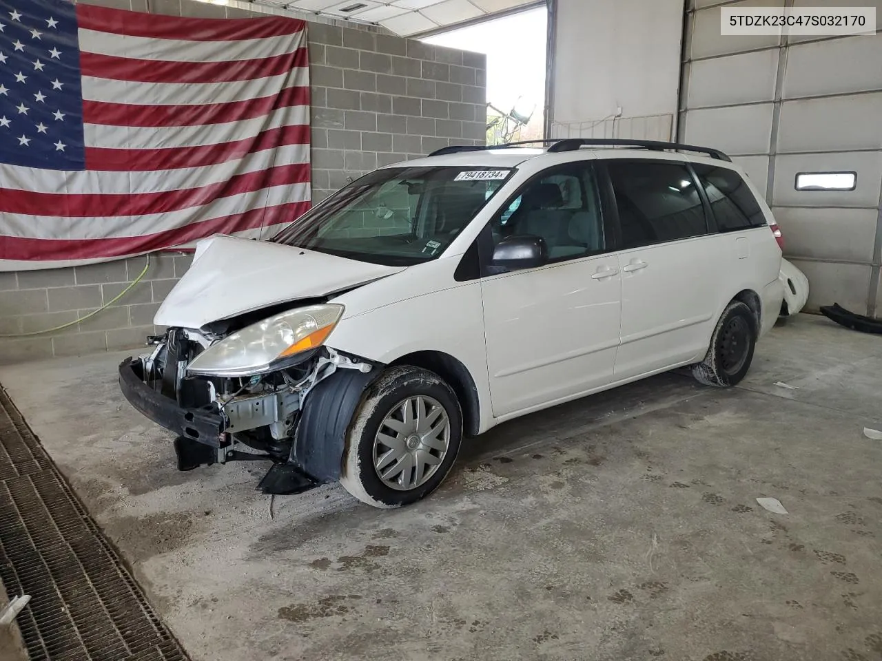 5TDZK23C47S032170 2007 Toyota Sienna Ce