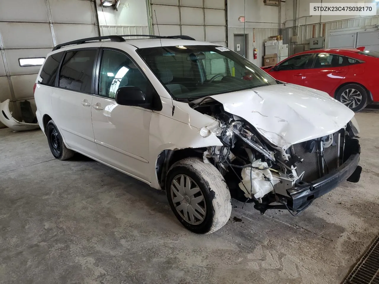 5TDZK23C47S032170 2007 Toyota Sienna Ce