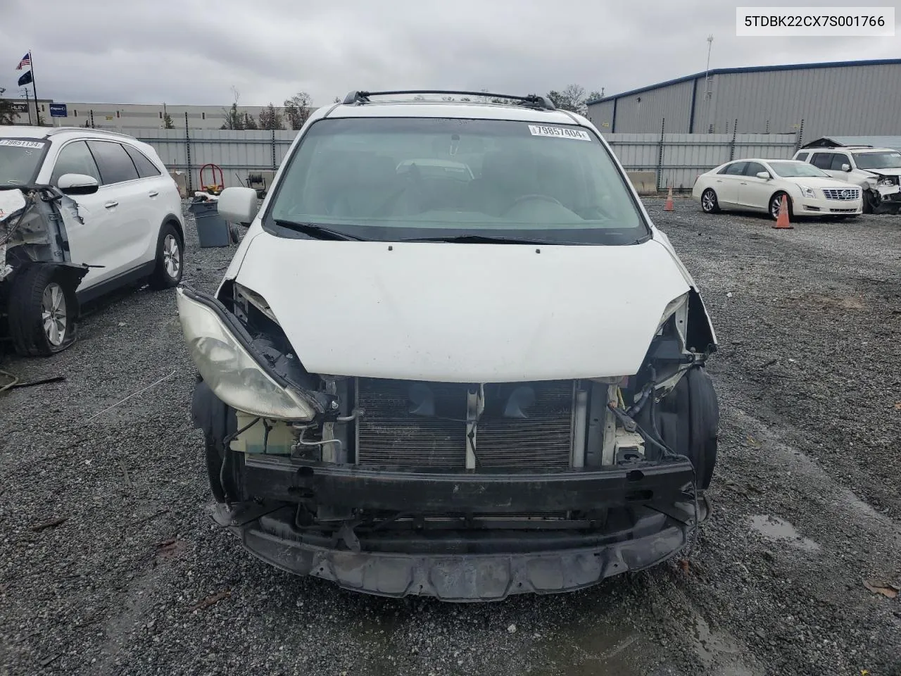 2007 Toyota Sienna Xle VIN: 5TDBK22CX7S001766 Lot: 79857404