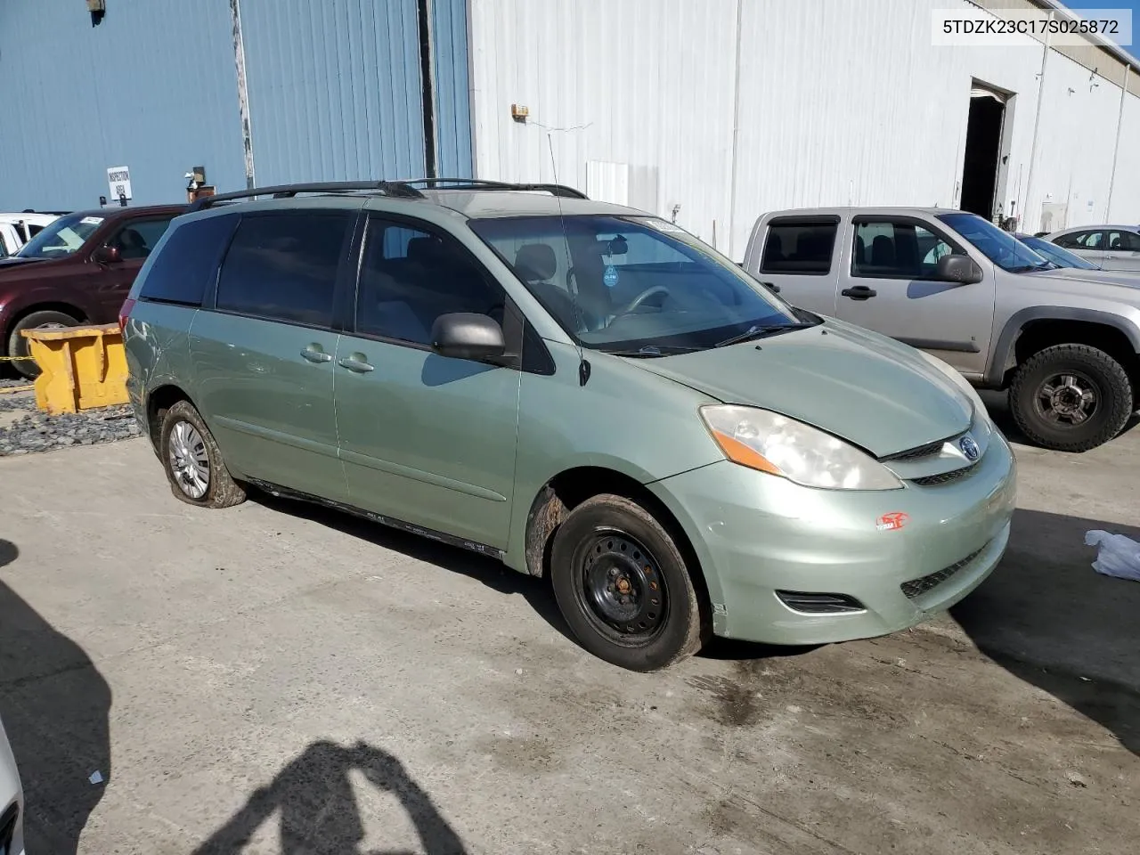 2007 Toyota Sienna Ce VIN: 5TDZK23C17S025872 Lot: 80236244