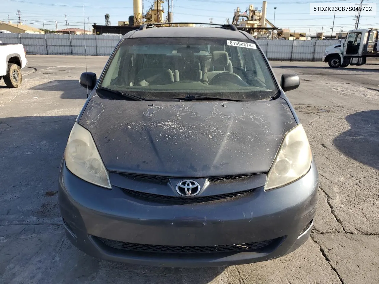 2007 Toyota Sienna Ce VIN: 5TDZK23C87S049702 Lot: 81590574