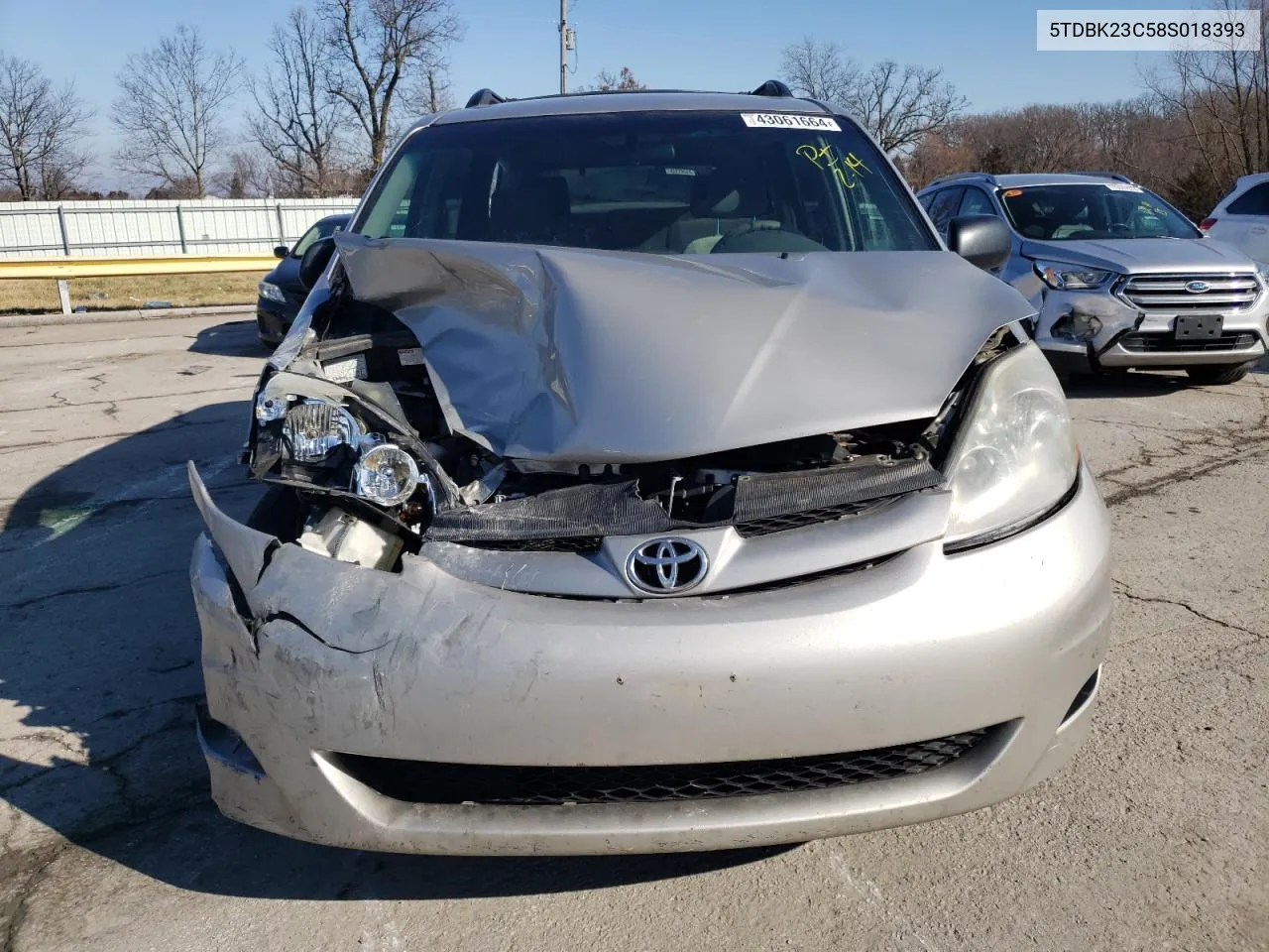 5TDBK23C58S018393 2008 Toyota Sienna Le