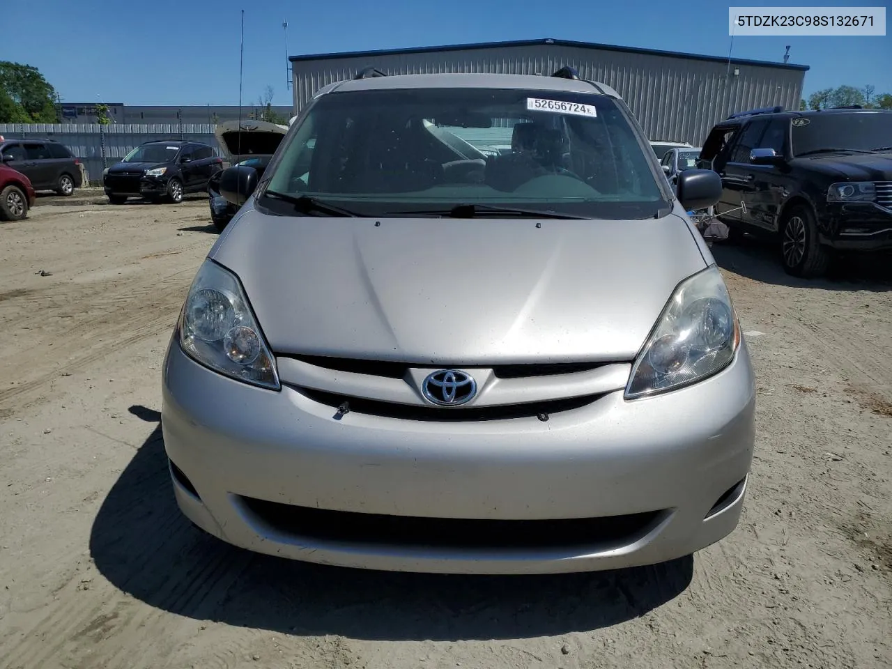 5TDZK23C98S132671 2008 Toyota Sienna Ce