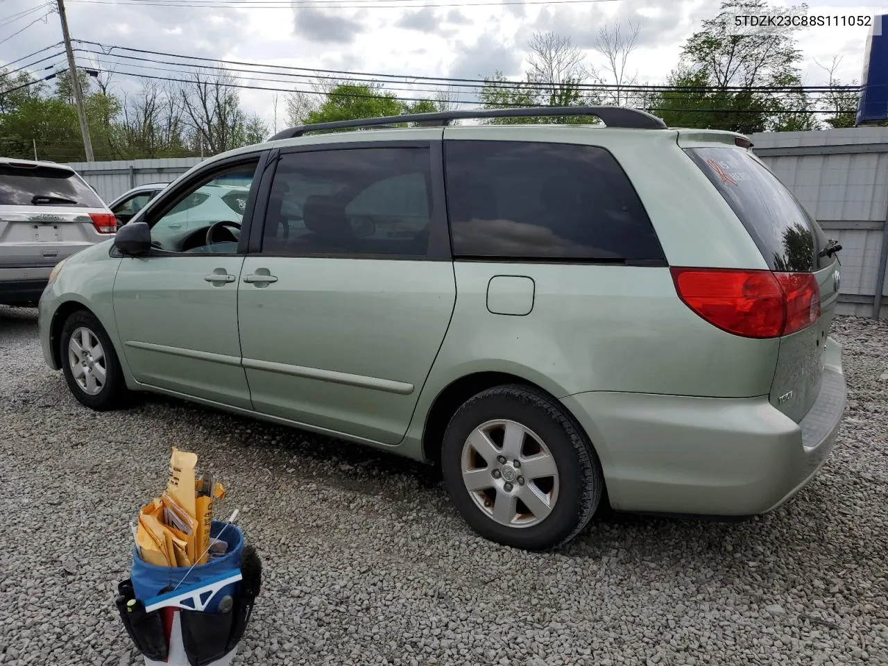 2008 Toyota Sienna Ce VIN: 5TDZK23C88S111052 Lot: 52949464