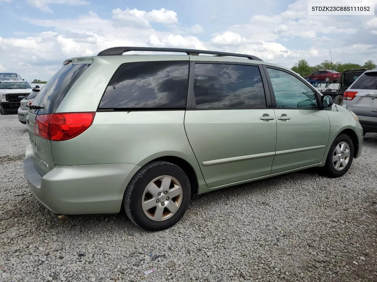 2008 Toyota Sienna Ce VIN: 5TDZK23C88S111052 Lot: 52949464