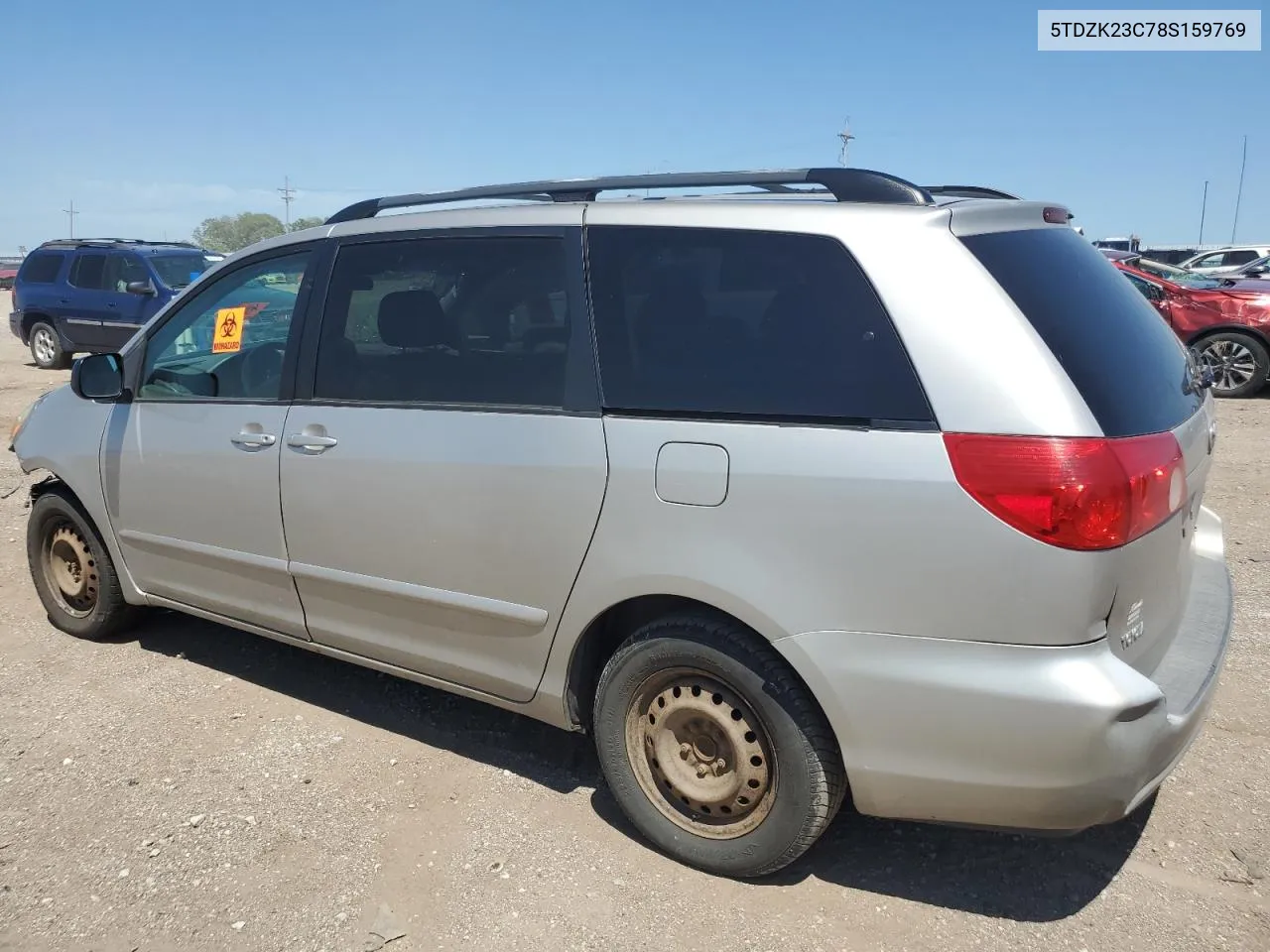 2008 Toyota Sienna Ce VIN: 5TDZK23C78S159769 Lot: 60323584