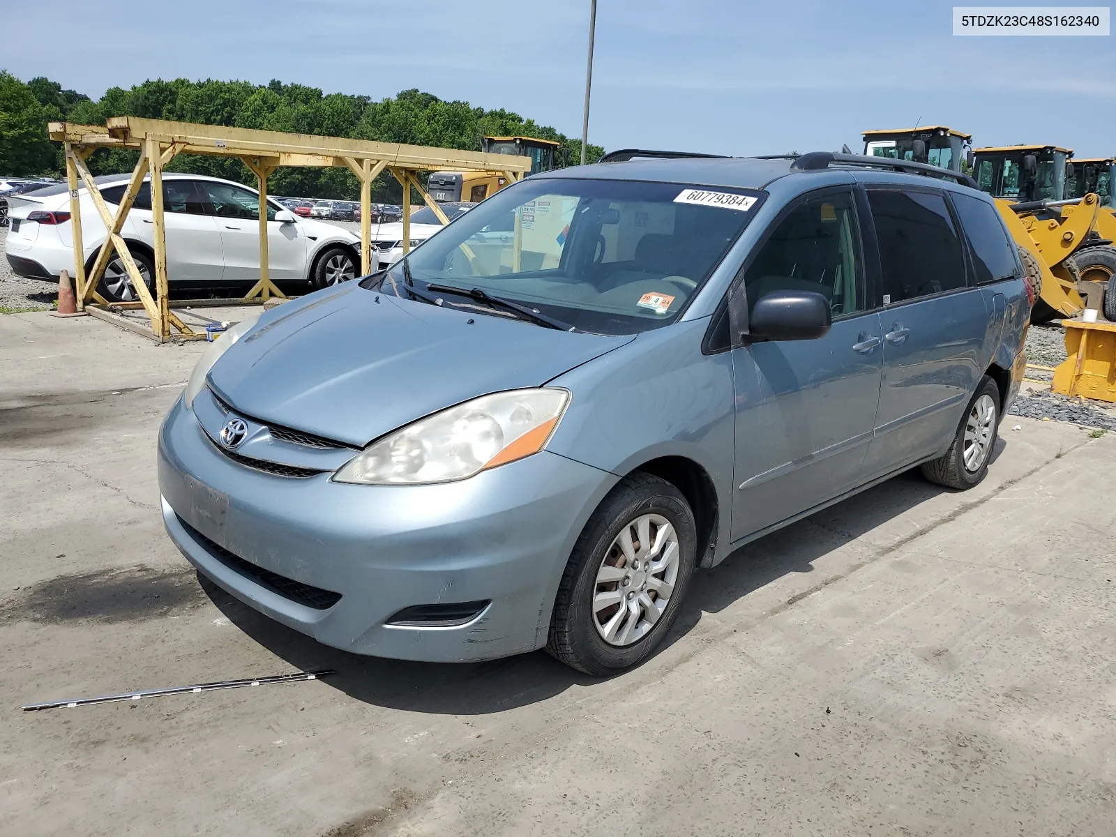 2008 Toyota Sienna Ce VIN: 5TDZK23C48S162340 Lot: 60779384