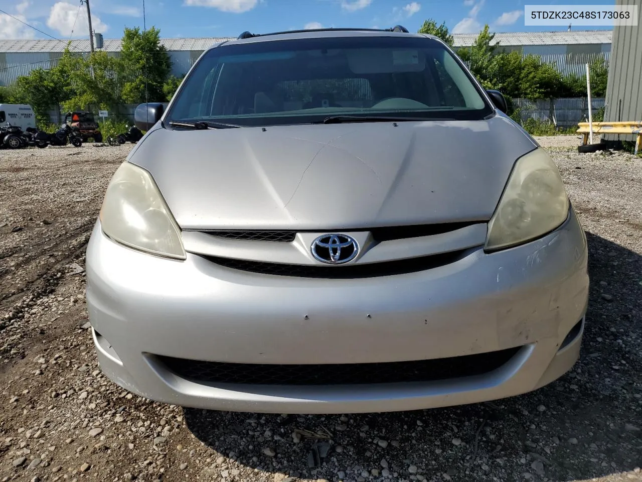 2008 Toyota Sienna Ce VIN: 5TDZK23C48S173063 Lot: 61932454