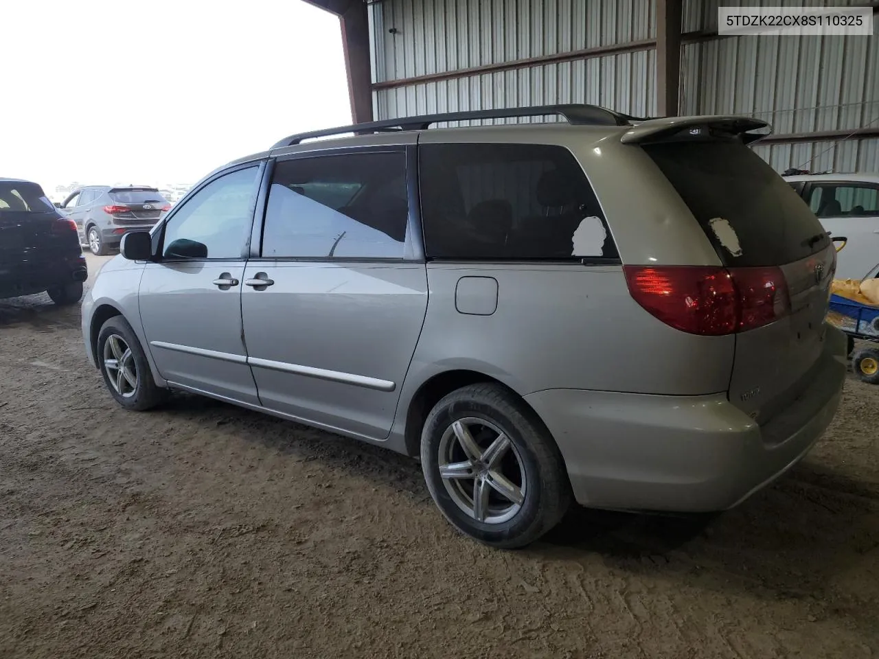 2008 Toyota Sienna Xle VIN: 5TDZK22CX8S110325 Lot: 64815434