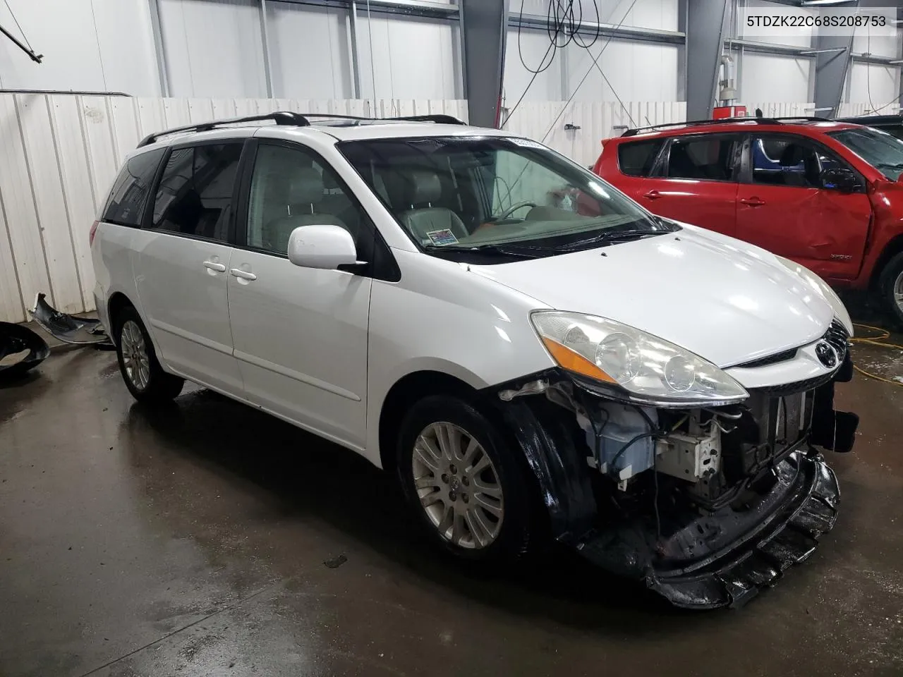 2008 Toyota Sienna Xle VIN: 5TDZK22C68S208753 Lot: 65313904