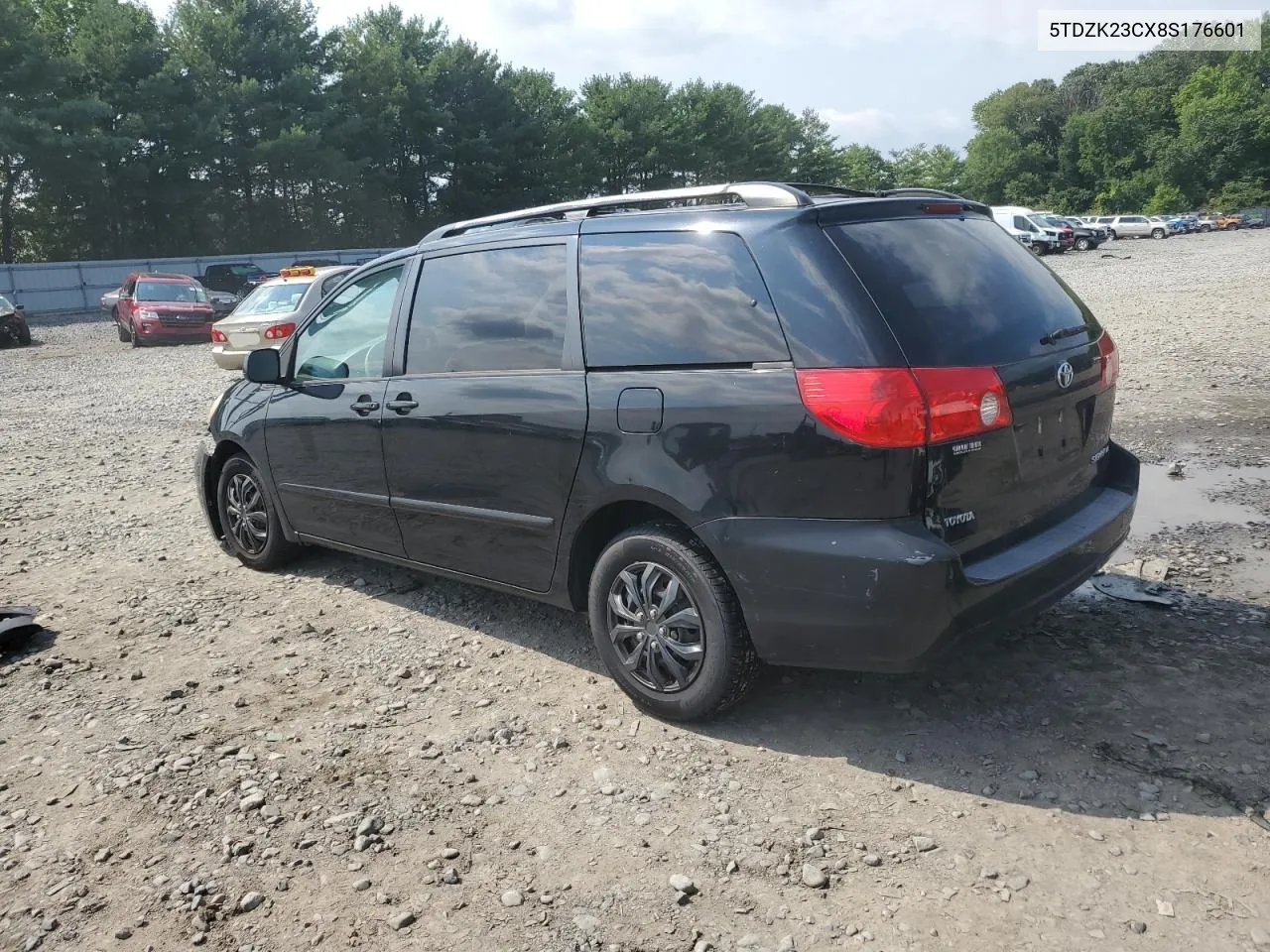 2008 Toyota Sienna Ce VIN: 5TDZK23CX8S176601 Lot: 66173474