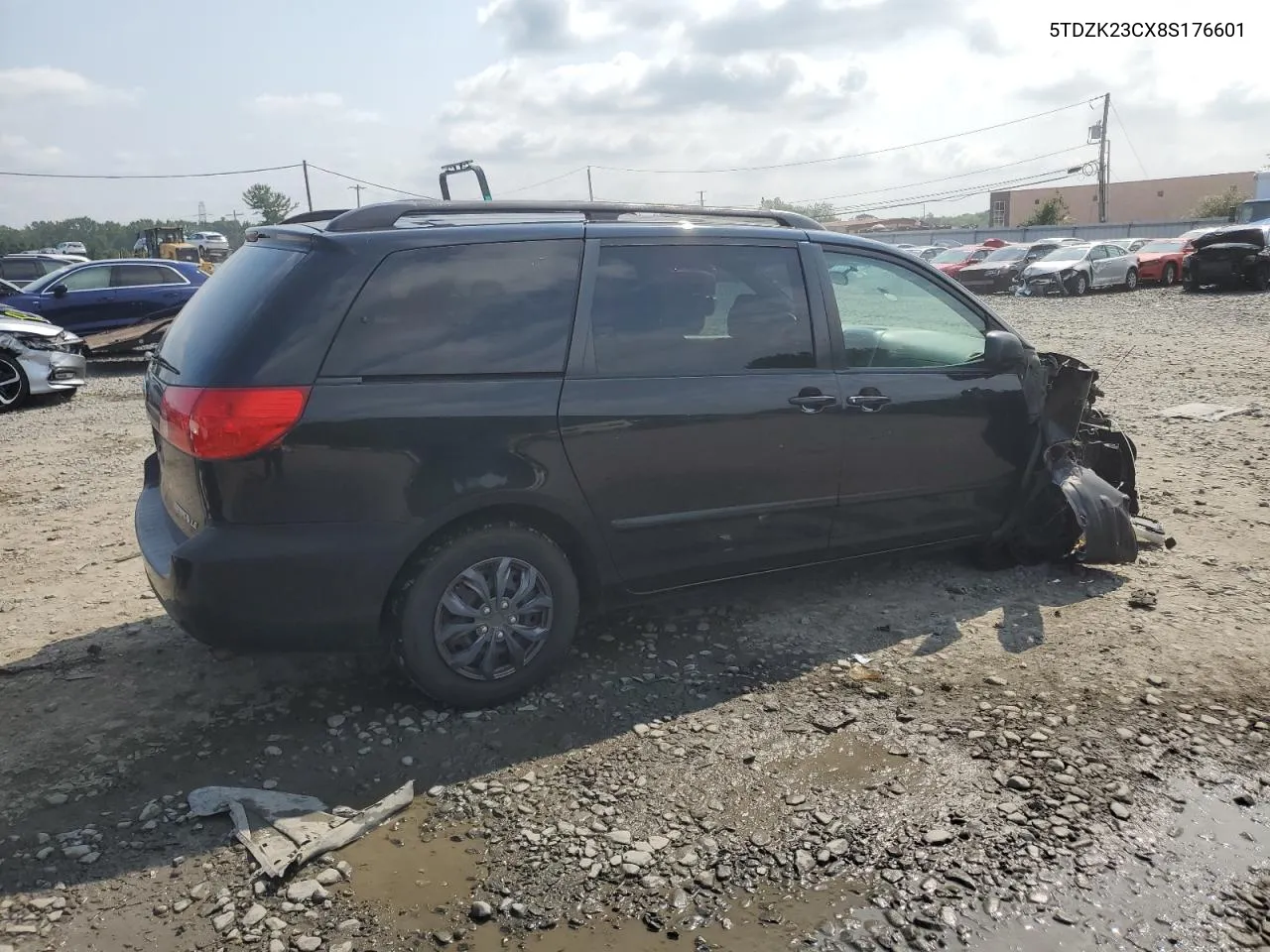 2008 Toyota Sienna Ce VIN: 5TDZK23CX8S176601 Lot: 66173474