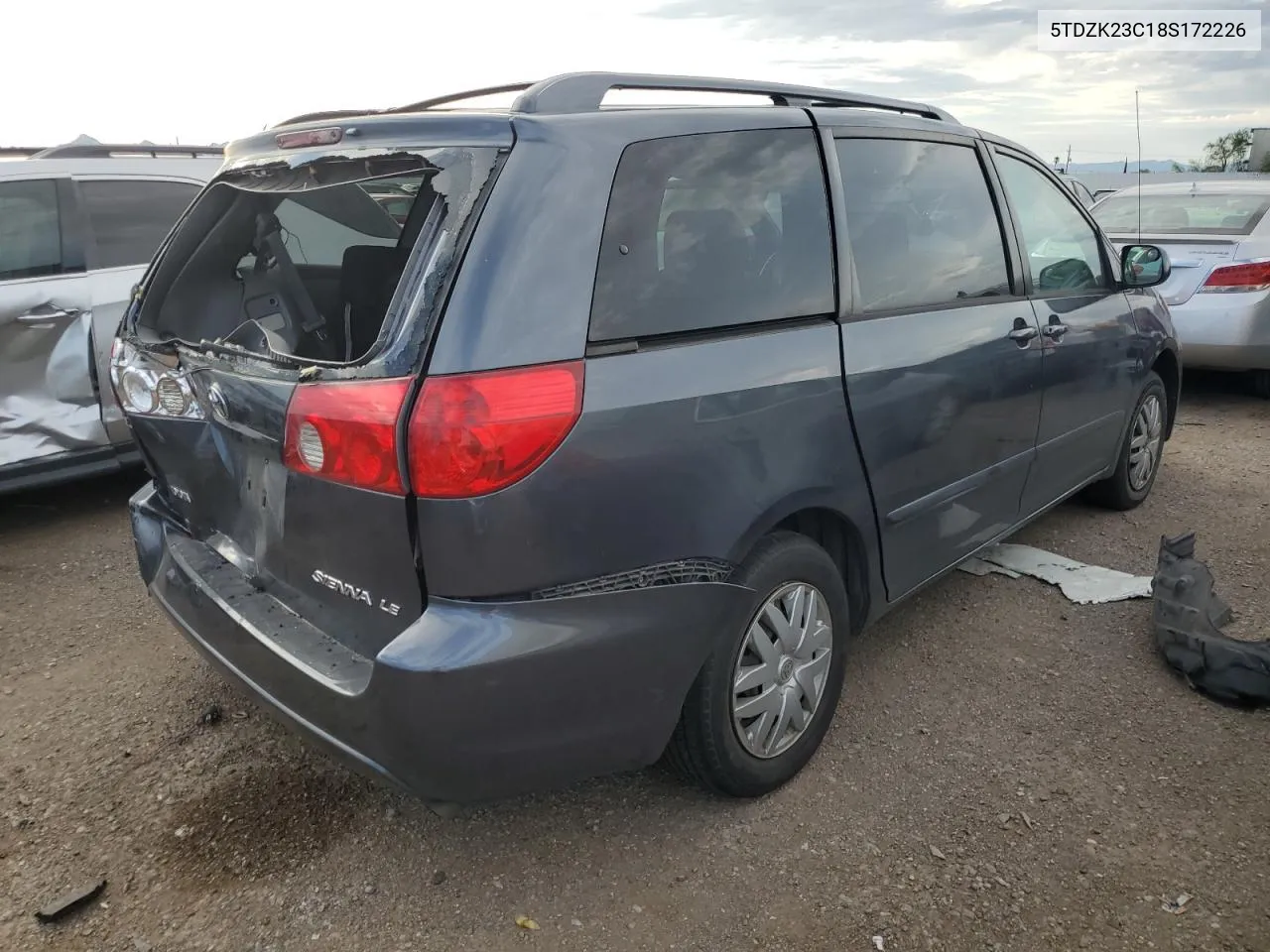 5TDZK23C18S172226 2008 Toyota Sienna Ce