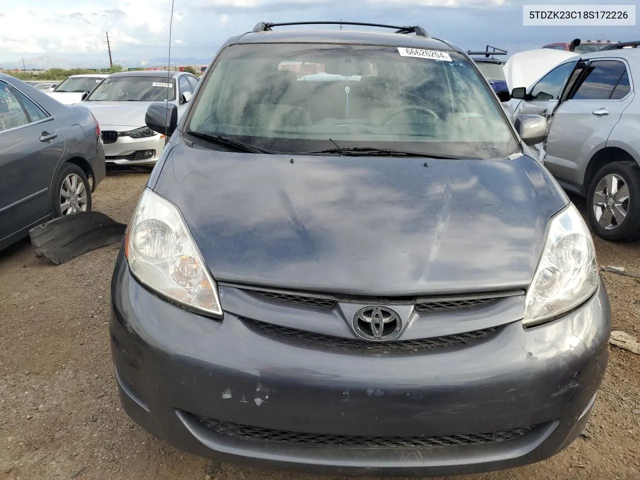 2008 Toyota Sienna Ce VIN: 5TDZK23C18S172226 Lot: 66626204