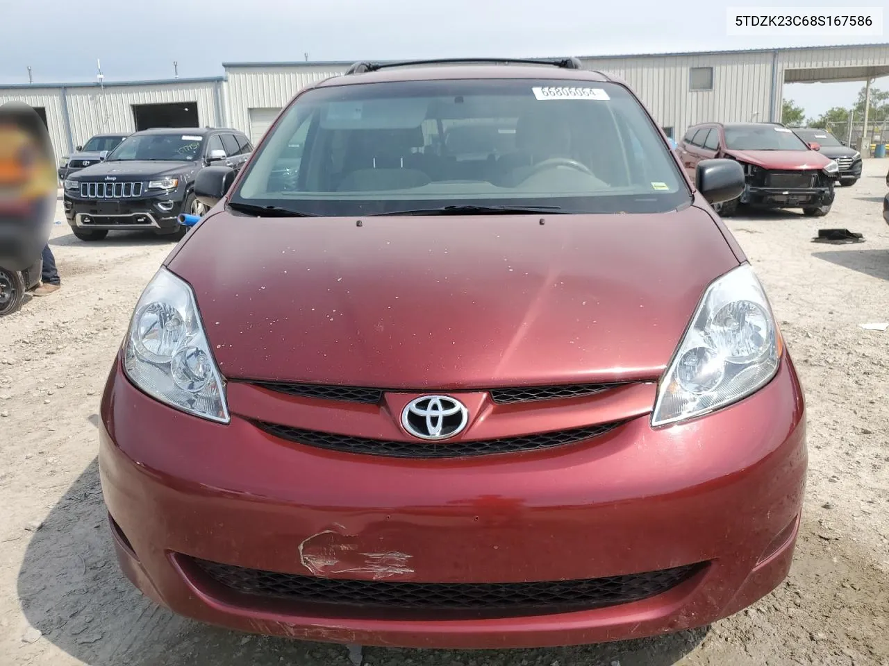 5TDZK23C68S167586 2008 Toyota Sienna Ce