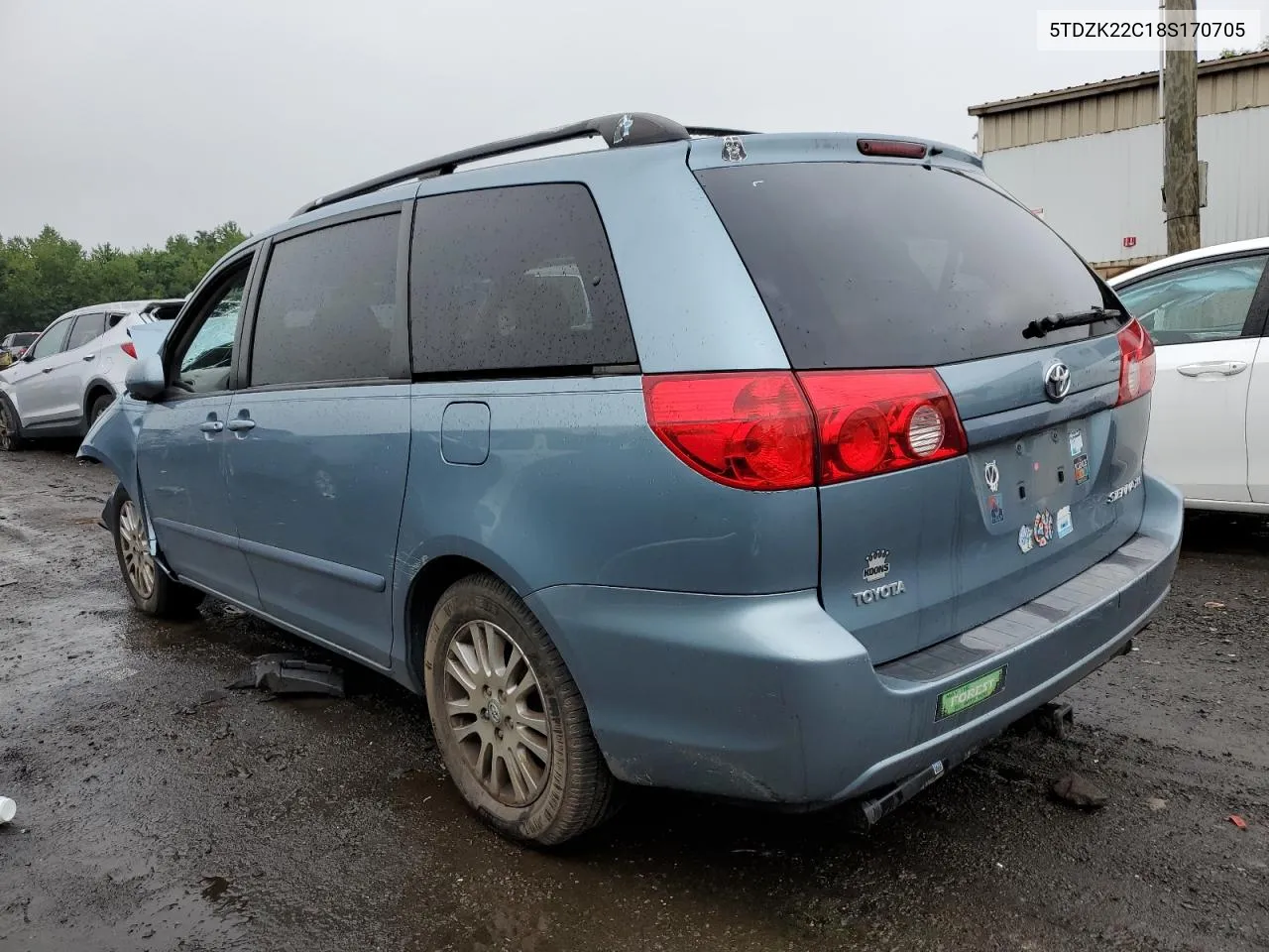 2008 Toyota Sienna Xle VIN: 5TDZK22C18S170705 Lot: 66835754