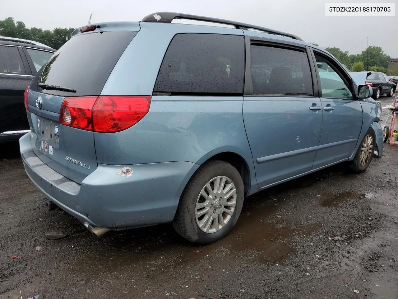 2008 Toyota Sienna Xle VIN: 5TDZK22C18S170705 Lot: 66835754