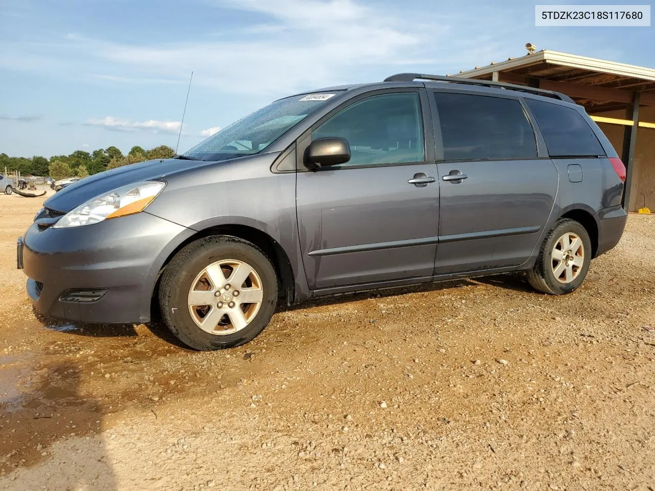 2008 Toyota Sienna Ce VIN: 5TDZK23C18S117680 Lot: 66894654