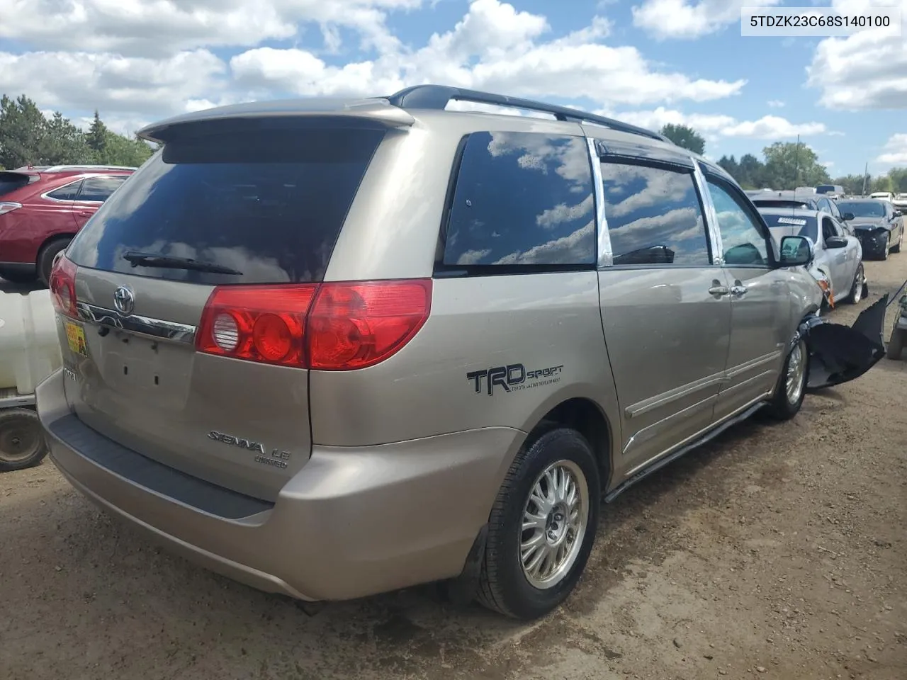 5TDZK23C68S140100 2008 Toyota Sienna Ce