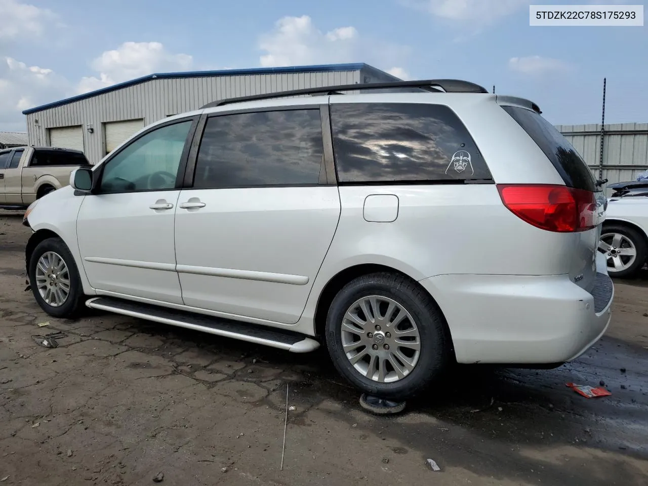 2008 Toyota Sienna Xle VIN: 5TDZK22C78S175293 Lot: 66928644