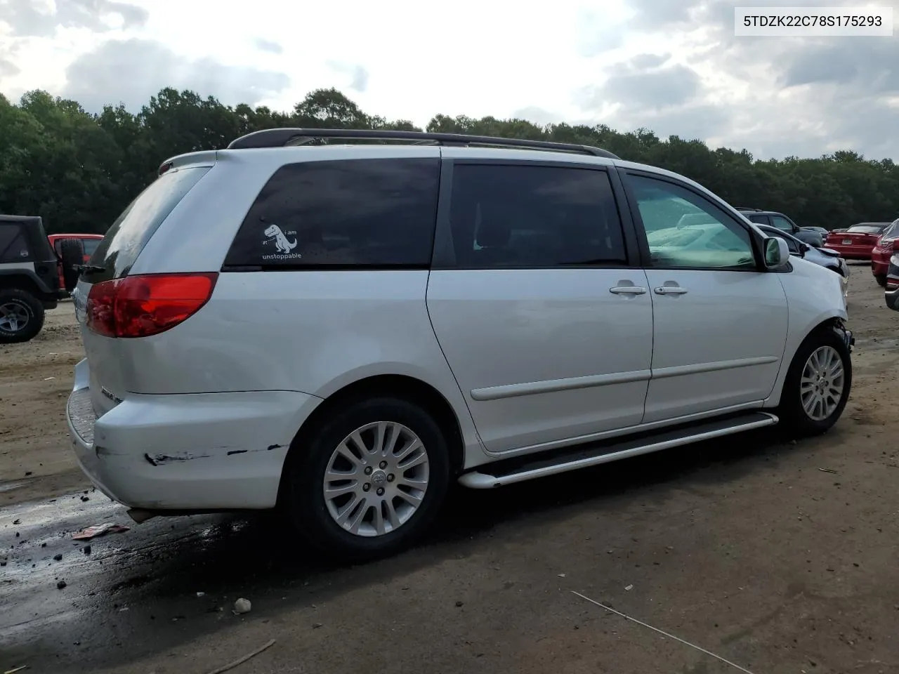 2008 Toyota Sienna Xle VIN: 5TDZK22C78S175293 Lot: 66928644