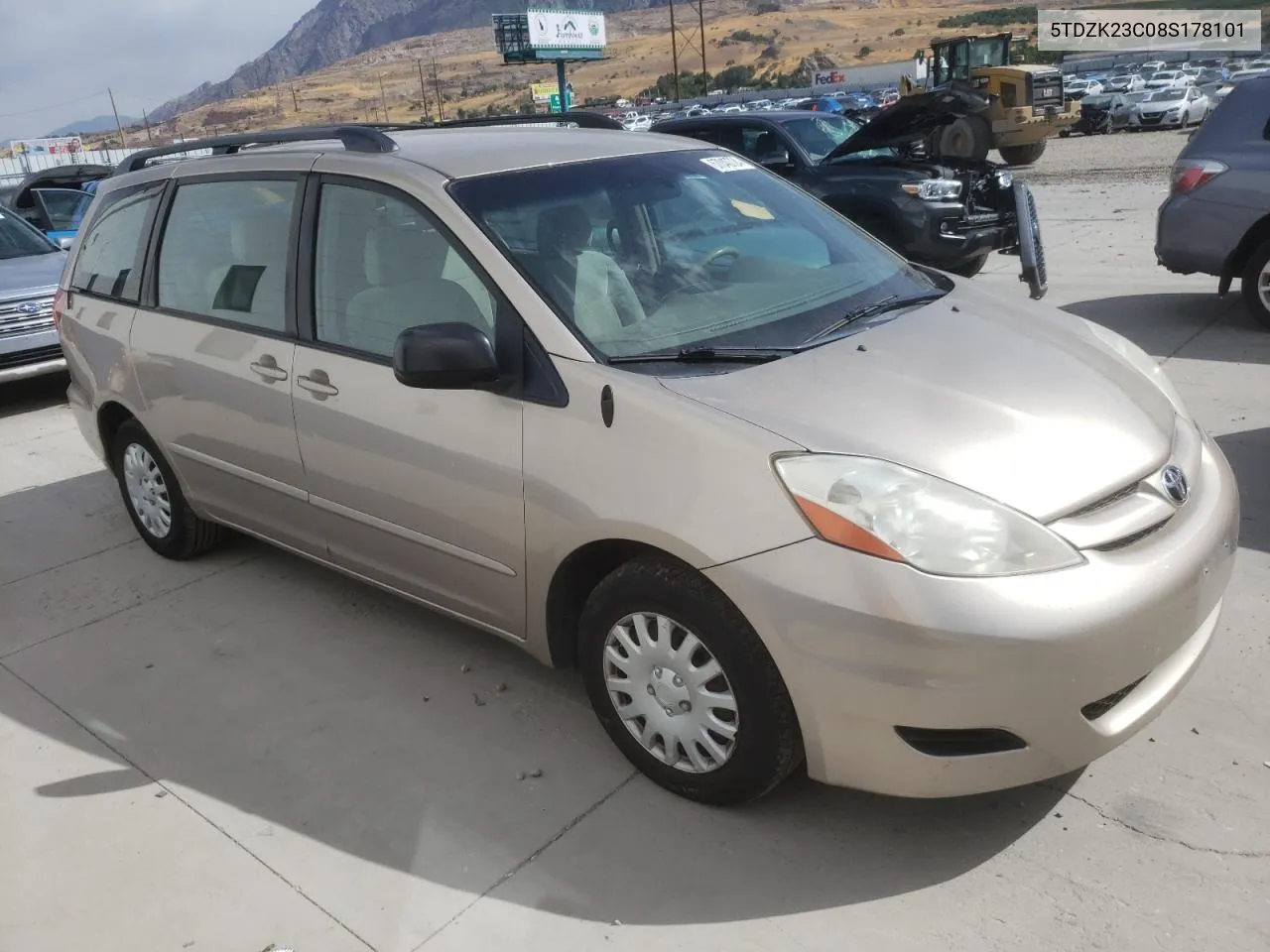 2008 Toyota Sienna Ce VIN: 5TDZK23C08S178101 Lot: 67040724