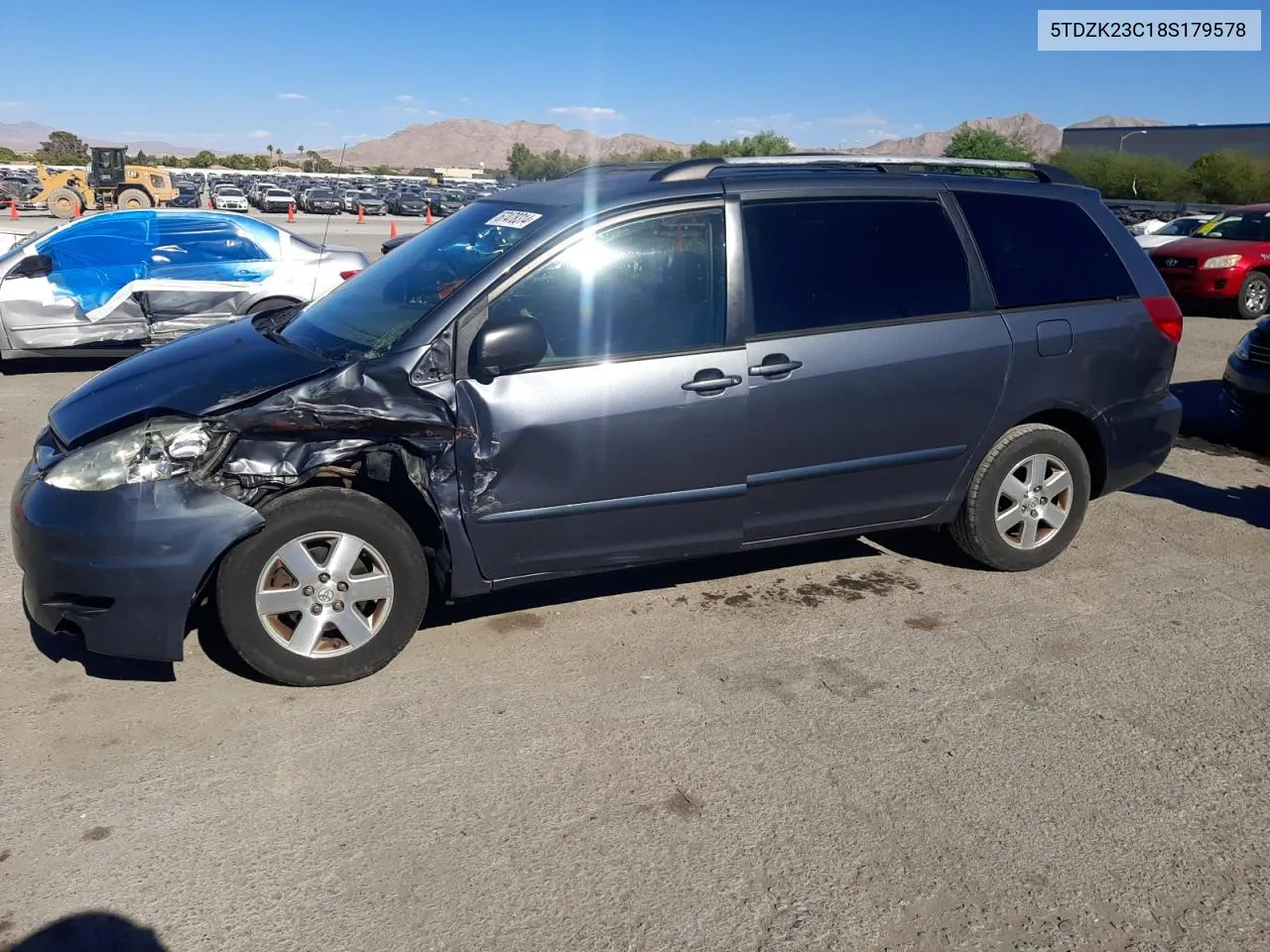 2008 Toyota Sienna Ce VIN: 5TDZK23C18S179578 Lot: 67478314