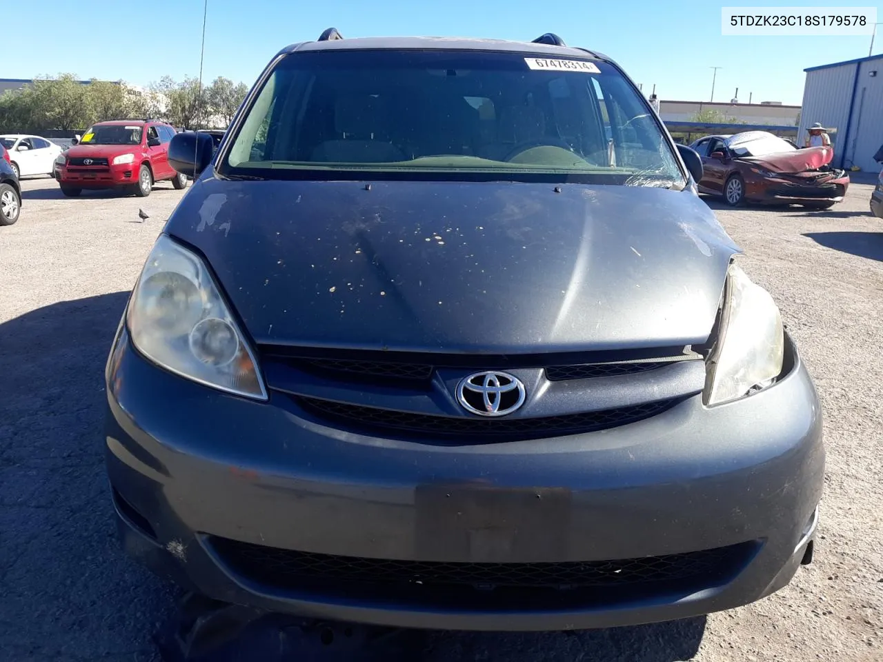 5TDZK23C18S179578 2008 Toyota Sienna Ce