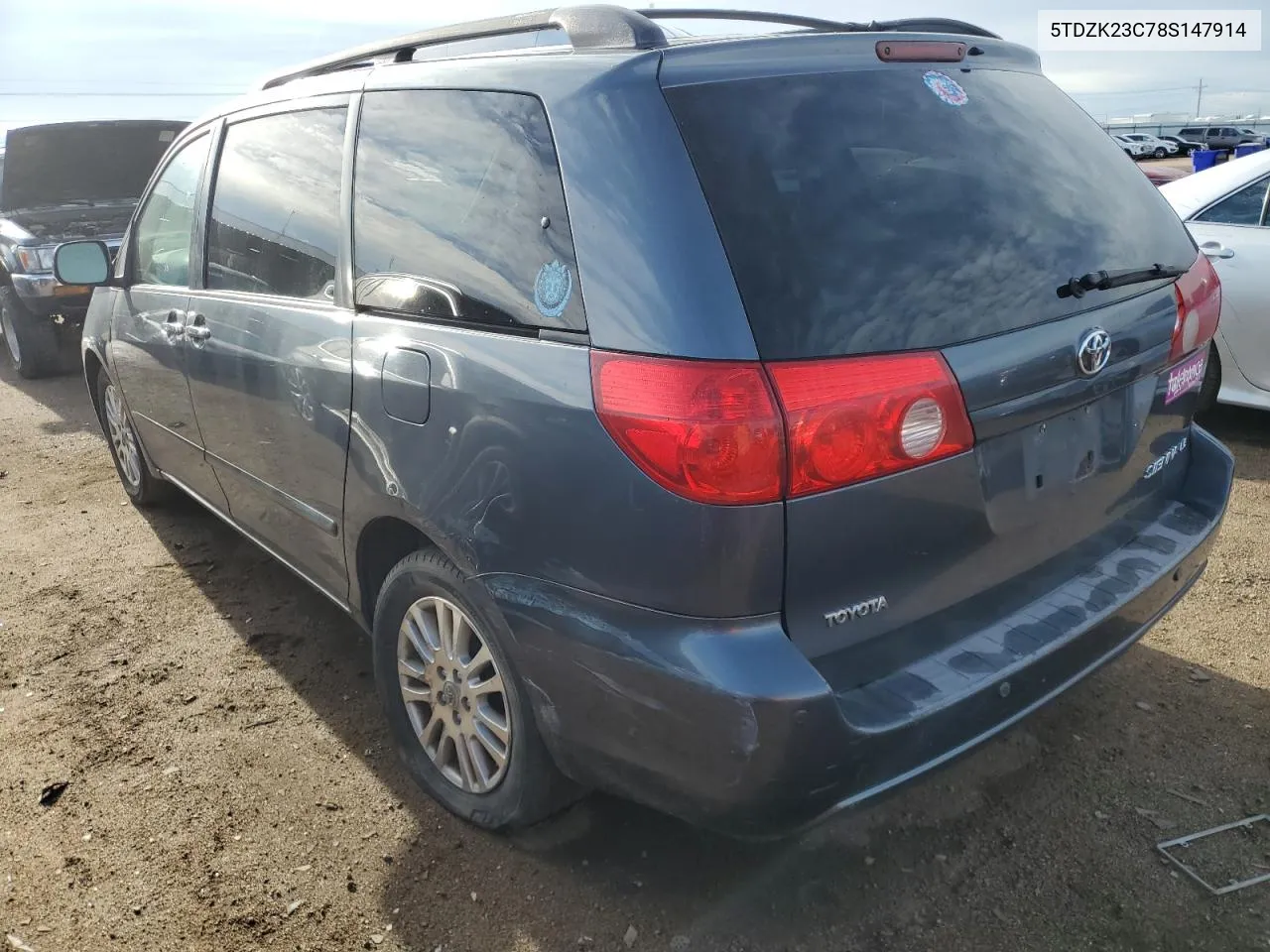 5TDZK23C78S147914 2008 Toyota Sienna Ce