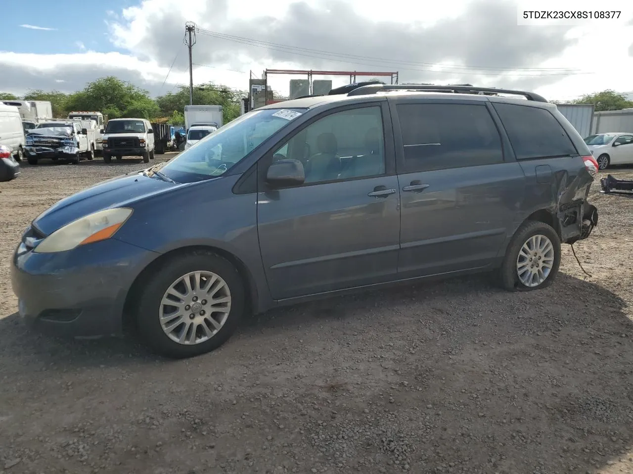 2008 Toyota Sienna Ce VIN: 5TDZK23CX8S108377 Lot: 69717074