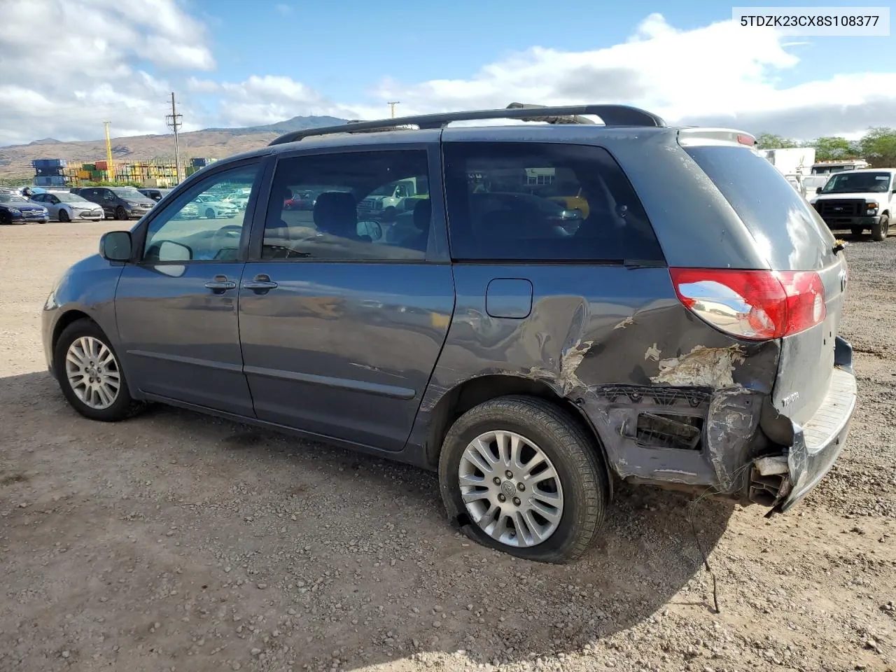 2008 Toyota Sienna Ce VIN: 5TDZK23CX8S108377 Lot: 69717074